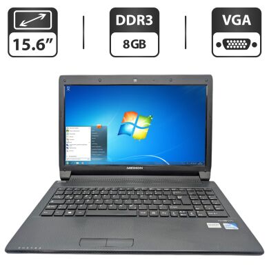Ноутбук Medion Akoya E6227 / 15.6" (1366x768) TN / Intel Core i7-3630QM (4 (8) ядра по 2.4 - 3.4 GHz) / 8 GB DDR3 / 500 GB HDD / Intel HD Graphics 4000 / WebCam / DVD-ROM Ноутбук Medion Akoya E6227 / 15.6" (1366x768) TN / Intel Core i7-3630QM (4 (8) ядра по 2.4 - 3.4 GHz) / 8 GB DDR3 / 500 GB HDD / Intel HD Graphics 4000 / WebCam / DVD-ROM