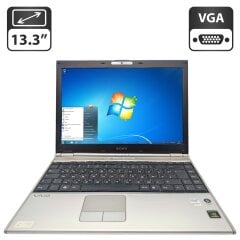Ноутбук Sony VGN-SZ61MN / 13.3" (1366x768) TN / Intel Core 2 Duo T5600 (2 ядра по 1.8 GHz) / 4 GB DDR2 / 160 GB HDD / Intel Graphics / WebCam / АКБ не держит