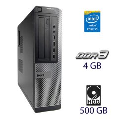 Системный блок Dell OptiPlex 790 SFF / Intel Core i5-2400 (4 ядра по 3.1 - 3.4 GHz) / 4 GB DDR3 / 500 GB HDD