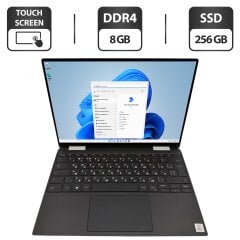 Ультрабук-трансформер Dell XPS 13 7390 2-in-1 / 13.3" (1920x1080) IPS Touch / Intel Core i5-1035G1 (4 (8) ядра по 1.0 - 3.6 GHz) / 8 GB DDR4 / 256 GB SSD / Intel UHD Graphics / WebCam