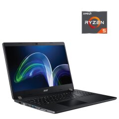 Ультрабук Acer TravelMate P215-41-G2 / 15.6" (1920x1080) IPS / AMD Ryzen 5 Pro 5650U (6 (12) ядер 2.3 - 4.2 GHz) / 8 GB DDR4 / 256 GB SSD / AMD Radeon RX Vega 7 Graphics / WebCam