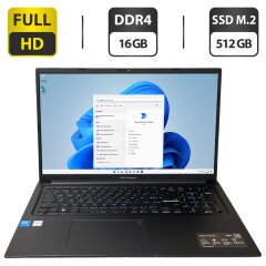 Ультрабук Asus Vivobook 17 F1704V / 17.3" (1920x1080) IPS / Intel Core 5 120U (10 (12) ядер по 1.4 - 5.0 GHz) / 16 GB DDR4 / 512 GB SSD M.2 / Intel Graphics / WebCam