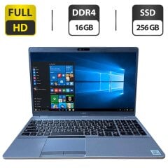 Ультрабук Б-клас Dell Latitude 5510 / 15.6" (1920x1080) IPS / Intel Core i5-10210U (4 (8) ядра по 1.6 - 4.2 GHz) / 16 GB DDR4 / 256 GB SSD / Intel UHD Graphics / WebCam