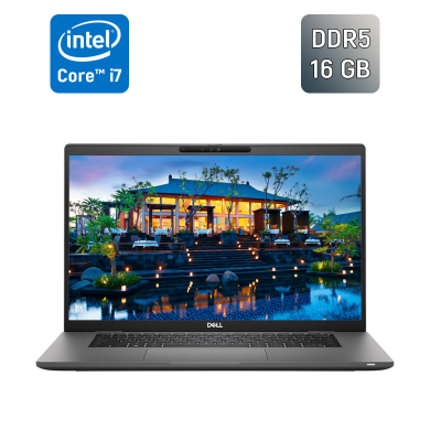 Ультрабук Б-класс Dell Latitude 7530 / 15.6" (1920x1080) IPS / Intel Core i7-1270P (12 (16) ядер по 2.2 - 4.8 GHz) / 16 GB DDR5 / 256 GB SSD / Intel Iris Xe Graphics / WebCam / HDMI