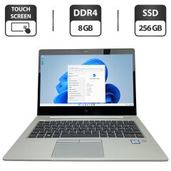 Ультрабук Б-класс HP EliteBook 830 G6 / 13.3" (1920x1080) IPS Touch / Intel Core i5-8365U (4 (8) ядра по 1.6 - 4.1 GHz) / 8 GB DDR4 / 256 GB SSD / Intel UHD Graphics / WebCam