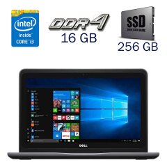 Ультрабук Dell Latitude 3380 / 13.3" (1366x768) TN / Intel Core i3-6006U (2 (4) ядра по 2.0 GHz) / 16 GB DDR4 / 256 GB SSD / Intel HD Graphics 520 / WebCam + Бездротова мишка