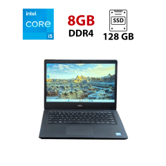 Ультрабук Dell Latitude 3400 / 14" (1920x1080) IPS / Intel Core i5-8265U (4 (8) ядра по 1.6 - 3.9 GHz) / 8 GB DDR4 / 128 GB SSD / Intel UHD Graphics / WebCam