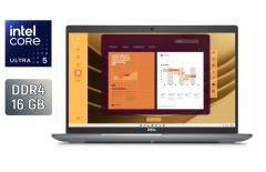 Ультрабук Dell Latitude 5550 / 15.6" (1920x1080) IPS / Intel Core Ultra 5 135H (14 (18) ядер по 3.6 - 4.6 GHz) / 16 GB DDR4 / 512 GB SSD / Intel Arc graphics / HDMI / USB Type-C