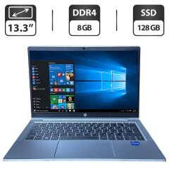 Ультрабук HP ProBook 430 G8 / 13.3" (1366x768) TN / Intel Core i3-1115G4 (2 (4) ядра по 4.1 GHz) / 8 GB DDR4 / 128 GB SSD / Intel UHD Graphics / WebCam