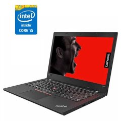 Ультрабук Lenovo ThinkPad L480 / 14" (1920x1080) IPS / Intel Core i5-8350U (4 (8) ядра по 1.7 - 3.6 GHz) / 16 GB DDR4 / 120 GB SSD / Intel UHD Graphics 620 / WebCam