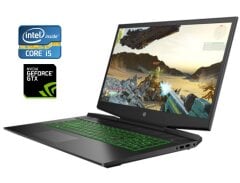 Ігровий ноутбук HP Pavilion 15-dk0055nr / 15.6" (1920x1080) IPS / Intel Core i5-9300H (4 (8) ядра по 2.4&nbsp;- 4.1&nbsp;GHz) / 8 GB DDR4 / 256 GB SSD / nVidia GeForce GTX 1050, 3 GB GDDR5, 96-bit / WebCam