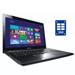 Ноутбук Б-класс Lenovo G500 / 15.6" (1366x768) TN / Intel Celeron 1005M (2 ядра по 1.9 GHz) / 8 GB DDR3 / 128 GB SSD / Intel HD Graphics / WebCam / Win 10