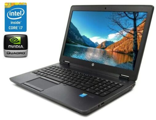 Мобільна робоча станція HP ZBook 15 G1 / 15.6" (1920x1080) IPS / Intel Core i7-4900MQ (4 (8) ядра по 2.8 - 3.8 GHz) / 16 GB DDR3 / 256 GB SSD / nVidia Quadro K2100M, 2 GB GDDR5, 128-bit / WebCam / DVD-ROM / Win 10 Pro
