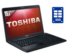 Ноутбук Toshiba Satellite C660 / 15.6" (1366x768) TN / Intel Pentium T4500 (2 ядра по 2.3 GHz) / 4 GB DDR3 / 120 GB SSD / Intel HD Graphics 1000 / WebCam