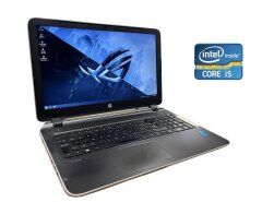 Ноутбук HP Pavilion 15-p214na / 15.6" (1366x768) TN / Intel Core i5-5200U (2 (4) ядра по 2.2 - 2.7 GHz) / 12 GB DDR3 / 256 GB SSD / Intel HD Graphics 5500 / WebCam / DVD-ROM / Win 10 Home
