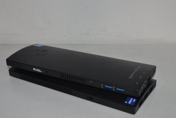 Неттоп Dell OptiPlex 3090 Ultra USFF / Intel Core i5-1145G7 (4 (8) ядра по 4.4 GHz) / 8 GB DDR4 / 128 GB SSD M.2 / Intel Iris Xe Graphics / Wi-Fi / Bluetooth / Windows 11 Pro / Блок питания