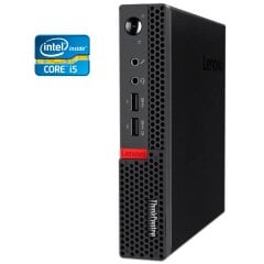 Неттоп Lenovo ThinkCentre Q910 Micro USFF / Intel Core i5-6500T (4 ядра по 2.5 - 3.1 GHz) / 8 GB DDR4 / 256 GB SSD / Intel HD Graphics 530 / WiFi