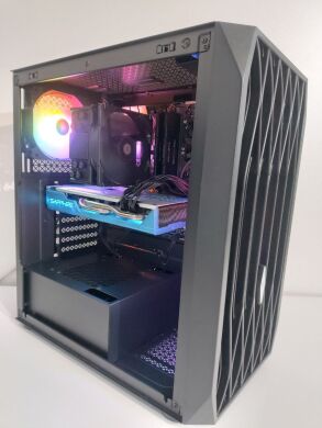 Ігровй ПК 1stPlayer Ariya AY7 Tower / Intel Core i5-9400 (6 ядер по 2.9 - 4.1 GHz) / 16 GB DDR4 / 480 GB SSD + 512 GB SSD M.2 / AMD Radeon RX 590, 8 GB GDDR5, 256-bit / 500W + Кабелі DVI та живлення