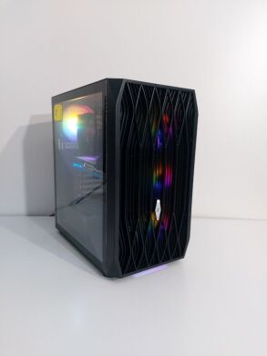 Ігровй ПК 1stPlayer Ariya AY7 Tower / Intel Core i5-9400 (6 ядер по 2.9 - 4.1 GHz) / 16 GB DDR4 / 480 GB SSD + 512 GB SSD M.2 / AMD Radeon RX 590, 8 GB GDDR5, 256-bit / 500W + Кабелі DVI та живлення