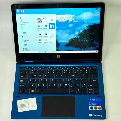 Нетбук Б-класс Gateway GWTC116-2BL / 11.6" (1366x768) TN Touch / Intel Celeron N4020 (2 ядра по 1.1 - 2.8 GHz) / 4 GB DDR4 / 64 GB SSD / Intel UHD Graphics 600 / WebCam / Windows 10 Pro Нетбук Б-класс Gateway GWTC116-2BL / 11.6" (1366x768) TN Touch / Intel Celeron N4020 (2 ядра по 1.1 - 2.8 GHz) / 4 GB DDR4 / 64 GB SSD / Intel UHD Graphics 600 / WebCam / Windows 10 Pro