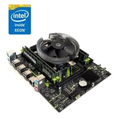 Комплект: Материнская плата Machinist X99 PR9-H (Unlock Turbo Boost) / LGA2011-3 / Intel Xeon E5-2640 v3 (8 (16) ядра по 2.6 - 3.4 GHz) (аналог AMD Ryzen 7 1700) / 8 GB DDR4 + Кулер ID-Cooling DK-01