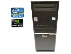 ПК Б-класс Frime Tower / Intel Core i5-3450S (4 ядра по 2.8 - 3.5 GHz) / 8 GB DDR3 / 500 HDD / nVidia GeForce GTS 450, 1 GB GDDR5, 128-bit / 400W / DVD-RW
