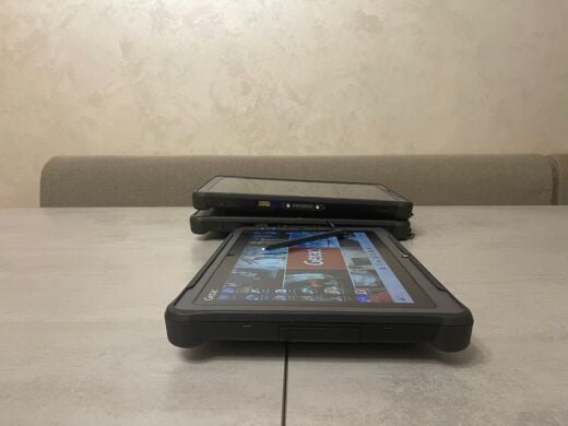 Защищенный планшет Getac F110 G4 / 11.6" (1920x1080) IPS Touch / Intel Core i7-7500U (2 (4) ядра по 2.7 - 3.5 GHz) / 16 GB DDR4 / 256 GB SSD / Intel HD Graphics 620 / WebCam / Стилус / Два АКБ