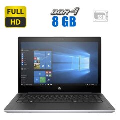 Ультрабук HP ProBook 440 G5 / 14" (1920x1080) IPS / Intel Core i3-8130U (2 (4) ядра по 2.2 - 3.4 GHz) / 8 GB DDR4 / 480 GB SSD / Intel HD Graphics 620 / WebCam