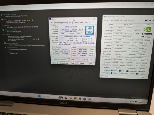 Мобильная рабочая станция Б-класс Dell Precision 3560 / 15.6" (1920x1080) TN / Intel Core i7-1165G7 (4 (8) ядра по 2.8 - 4.7 GHz) / 16 GB DDR4 / 256 GB SSD / nVidia Quadro T500, 2 GB GDDR6, 64-bit / WebCam / Win 11 Pro