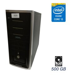 Системный блок Modecom Tower / Intel Core i5-3570 (4 ядра по 3.4 - 3.8 GHz) / 4 GB DDR3 / 500 GB HDD / Intel HD Graphics 2500 / 500W