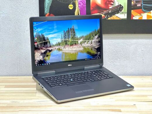 Мобильная рабочая станция Dell Precision 7710 / 17.3" (1600x900) TN / Intel Core i7-6820HQ (4 (8) ядра по 2.7 - 3.6 GHz) / 16 GB DDR4 / 512 GB SSD / nVidia Quadro M5000M, 8 GB GDDR5, 256-bit / Win 10 Pro