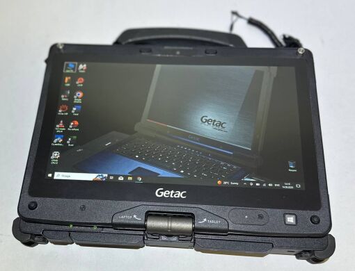 Защищенный ноутбук-трансформер Getac V110 G2 / 11.6" (1366x768) IPS Touch / Intel Core i7-5500U (2 (4) ядра по 2.4 - 3.0 GHz) / 8 GB DDR3 / 128 GB SSD + 128 GB SSD / Intel HD Graphics 5500 / WebCam / Win 10 Pro / Две батареи + стилус