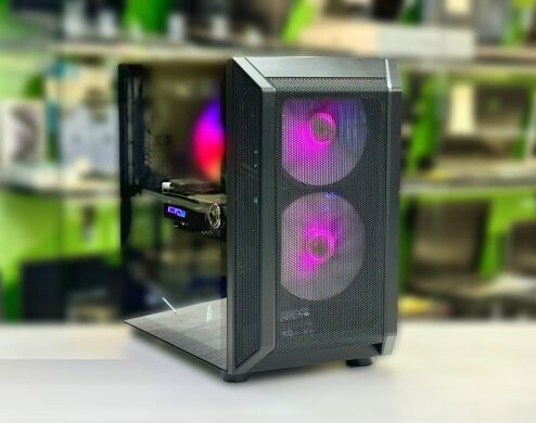 Ігровий ПК 1stPlayer D3-3F2-Plus Tower / Intel Core i3-10100F (4 (8) ядра по 3.6 - 4.3 GHz) / 16 GB DDR4 / 512 GB SSD / AMD Radeon RX 5500 XT, 8 GB GDDR6, 128-bit / 600W / Win 10