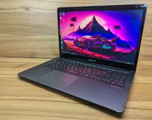 Ноутбук-трансформер Asus Q535U / 15.6" (3840x2160) IPS Touch / Intel Core i7-8550U (4 (8) ядра по 1.8 - 4.0 GHz) / 16 GB DDR4 / 256 GB SSD + 2000 GB HDD / nVidia Geforce GTX 1050, 4 GB GDDR5, 128-bit / WebCam / Windows 10