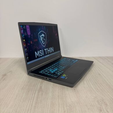 Игровой ноутбук MSI Thin 15 B13VE / 15.6" (1920x1080) IPS / Intel Core i5-13420H (8 (12) ядер по 3.4 - 4.6 GHz) / 16 GB DDR4 / 512 GB SSD NVMe / nVidia GeForce RTX 4050, 6 GB GDDR6, 96-bit / WebCam
