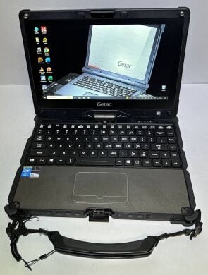 Защищенный ноутбук-трансформер Getac V110 G2 / 11.6" (1366x768) IPS Touch / Intel Core i7-5500U (2 (4) ядра по 2.4 - 3.0 GHz) / 8 GB DDR3 / 128 GB SSD + 128 GB SSD / Intel HD Graphics 5500 / WebCam / Win 10 Pro / Две батареи + стилус