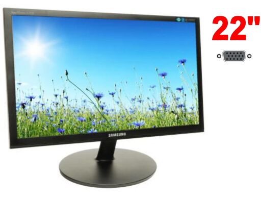Монитор Б-класс Samsung SyncMaster E2220N / 22" (1920x1080) TN / VGA / VESA 75x75 Монитор Б-класс Samsung SyncMaster E2220N / 22" (1920x1080) TN / VGA / VESA 75x75
