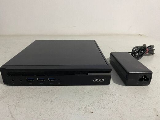Неттоп Acer Veriton N4640G USFF / Intel Core i5-6500T (4 ядра по 2.5 - 3.1 GHz) / 8 GB DDR3 / 128 GB SSD / Intel HD Graphics 530 / Блок живлення