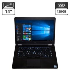Ноутбук Dell Latitude E5470 / 14" (1366x768) TN / Intel Core i5-6300U (2 (4) ядра по 2.4 - 3.0 GHz) / 8 GB DDR3 / 128 GB SSD / Intel HD Graphics 520