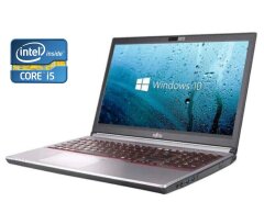 Ноутбук Fujitsu LifeBook E754 / 15.6" (1920x1080) TN / Intel Core i5-4300M (2 (4) ядра по 2.6 - 3.3 GHz) / 8 GB DDR3 / 120 GB SSD / Intel HD Graphics 4600 / WebCam / Win 10 Pro