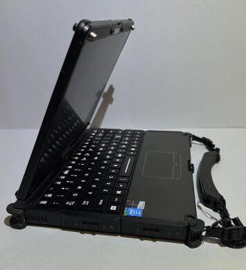 Защищенный ноутбук-трансформер Getac V110 G2 / 11.6" (1366x768) IPS Touch / Intel Core i7-5500U (2 (4) ядра по 2.4 - 3.0 GHz) / 8 GB DDR3 / 128 GB SSD + 128 GB SSD / Intel HD Graphics 5500 / WebCam / Win 10 Pro / Две батареи + стилус