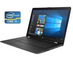 Ноутбук HP 17-bs049dx / 17.3" (1600x900) TN / Intel Core i5-7200U (2 (4) ядра по 2.5 - 3.1 GHz) / 8 GB DDR4 / 240 GB SSD / Intel HD Graphics 620 / WebCam / Win 10 Home