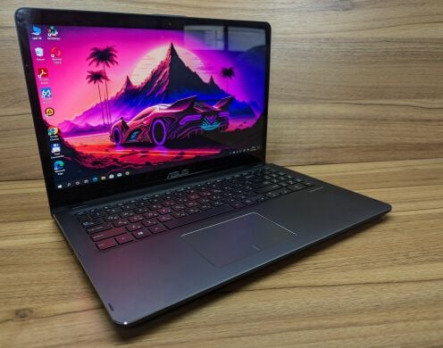 Ноутбук-трансформер Asus Q535U / 15.6" (3840x2160) IPS Touch / Intel Core i7-8550U (4 (8) ядра по 1.8 - 4.0 GHz) / 16 GB DDR4 / 256 GB SSD + 2000 GB HDD / nVidia Geforce GTX 1050, 4 GB GDDR5, 128-bit / WebCam / Windows 10