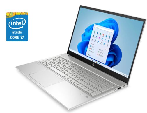Ноутбук HP Pavilion 15-eg2025nr / 15.6" (1920x1080) IPS / Intel Core i7-1255U (10 (12) ядер по 1.7 - 4.7 GHz) / 16 GB DDR4 / 512 GB SSD / Intel Iris X Graphics / WebCam / Win 11 Pro