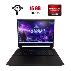 Ігровий ноутбук Б-клас Corsair Voyager A1600 / 16" (2560x1600) IPS / AMD Ryzen 9 6900HS (8 (16) ядер по 3.3 - 4.9 GHz) / 16 GB DDR5 / 512 GB SSD / AMD Radeon RX 6800M, 12 GB GDDR6, 192-bit / WebCam