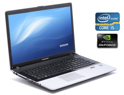 Ігровий ноутбук Samsung NP300E7A-S04PL / 17.3" (1366x768) TN / Intel Core i5-4210U (2 (4) ядра по 1.7 - 2.7 GHz) / 8 GB DDR3 / 500 GB HDD / nVidia GeForce GT 520MX, 1 GB GDDR3, 64-bit / WebCam / Win 10 Ігровий ноутбук Samsung NP300E7A-S04PL / 17.3" (1366x768) TN / Intel Core i5-4210U (2 (4) ядра по 1.7 - 2.7 GHz) / 8 GB DDR3 / 500 GB HDD / nVidia GeForce GT 520MX, 1 GB GDDR3, 64-bit / WebCam / Win 10