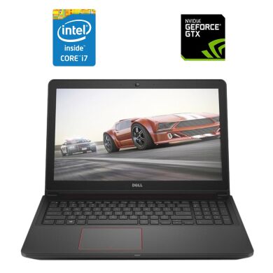 Ігровий ноутбук Dell Inspiron 15 7559 / 15.6" (1920x1080) IPS / Intel Core i7-6700HQ (4 (8) ядра по 2.6 - 3.5 GHz) / 16 GB DDR3 / 256 GB SSD M.2 / nVidia GeForce GTX 960M, 4 GB GDDR5, 128-bit / WebCam Ігровий ноутбук Dell Inspiron 15 7559 / 15.6" (1920x1080) IPS / Intel Core i7-6700HQ (4 (8) ядра по 2.6 - 3.5 GHz) / 16 GB DDR3 / 256 GB SSD M.2 / nVidia GeForce GTX 960M, 4 GB GDDR5, 128-bit / WebCam