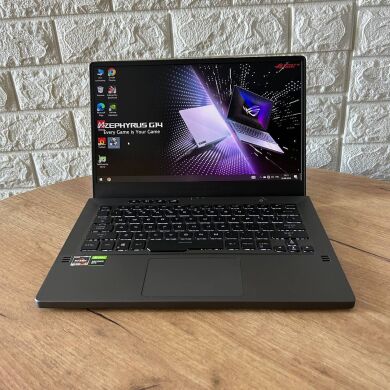 Ігровий ноутбук Asus ROG Zephyrus G14 GA401IU / 14" (1920x1080) IPS / AMD Ryzen 7 4800HS (8 (16) ядер по 2.9 - 4.2 GHz) / 16 GB DDR4 / 1000 GB SSD / nVidia GeForce GTX 1660 Ti Max-Q, 6 GB GDDR6, 192-bit