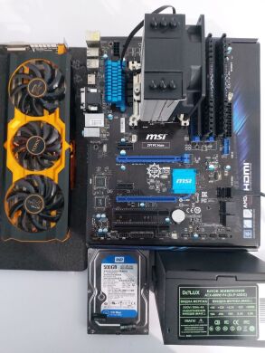 Комплект ПК: MSI MAG Forge 100M Black Tower / Intel Core i7-4790 (4 (8) ядра по 3.6 - 4.0 GHz) / 16 GB DDR3 / 512 GB SSD + 500 GB HDD / AMD Radeon R9 280X, 3 GB GDDR5, 384-bit / 600W + Монитор LG 24MB37PM-B / 24" (1920x1080) IPS + Кабели DVI и питания Комплект ПК: MSI MAG Forge 100M Black Tower / Intel Core i7-4790 (4 (8) ядра по 3.6 - 4.0 GHz) / 16 GB DDR3 / 512 GB SSD + 500 GB HDD / AMD Radeon R9 280X, 3 GB GDDR5, 384-bit / 600W + Монитор LG 24MB37PM-B / 24" (1920x1080) IPS + Кабели DVI и питания