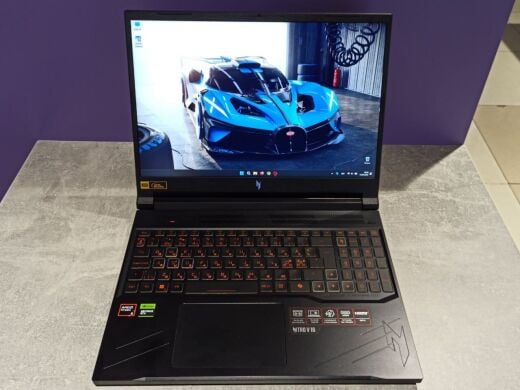 Игровой ноутбук Acer Nitro V16 ANV16-41-R12R / 16" (1920x1200) IPS / AMD Ryzen 5 8645HS (6 (12) ядер по 4.3 - 5.0 GHz) / 32 GB DDR5 / 960 GB SSD / nVidia GeForce RTX 4060, 8 GB GDDR6, 128-bit / WebCam